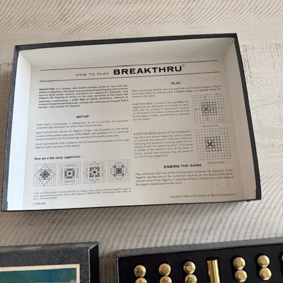 Rare, vintage 1965 3M Company Breakthru The Double Strategy Game of Evasion - Picture 5 of 9